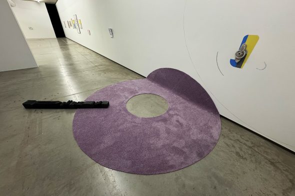 Installation in der Ausstellung "Innenbilder" von Joke Hansen