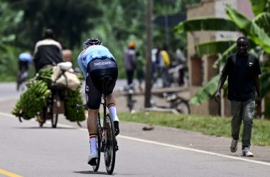 Florian Vermeersch beim Training vor der Rad-WM in Kigali