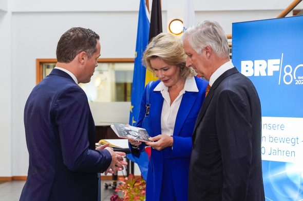 König Philippe und Königin Mathilde besuchen den BRF