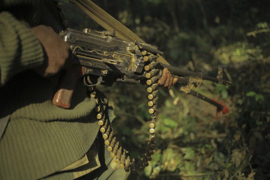 Ein Soldat der Kongolesischen Armee