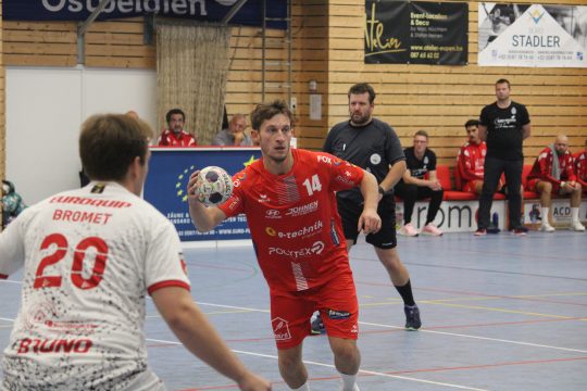 Die KTSV Eupen kassiert gegen Sporting Pelt eine 23:30-Niederlage