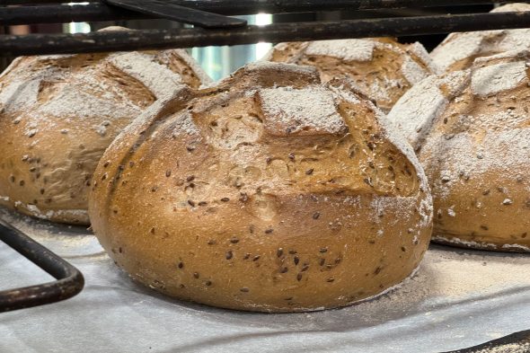Das fertige Lambertusbrot hat eine deutliche Kruste