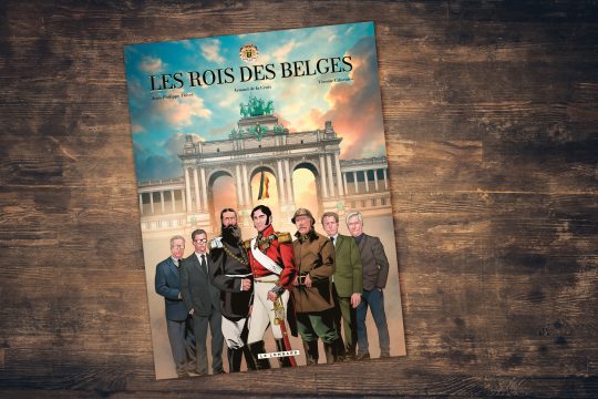Buchcover zum Comic "Les rois des Belges"