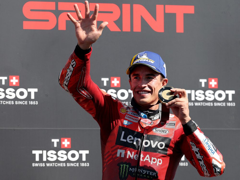 Zufriedener Marc Marquez