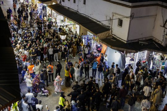 Jugendliche protestieren