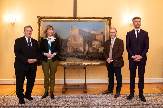 Das Föderalparlament gibt ein Kunstgemälde von Nerly an Deutschland zurück