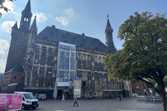 Das Rathaus von Aachen