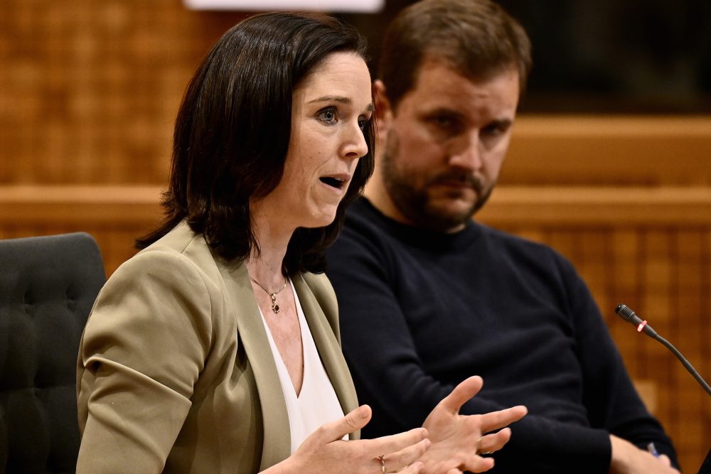 Fabienne Colling (Ecolo) während der Plenarsitzung im Parlament der Deutschsprachigen Gemeinschaft am 22. September 2025