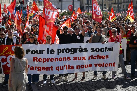 Proteste in Frankreich gegen Sparpläne