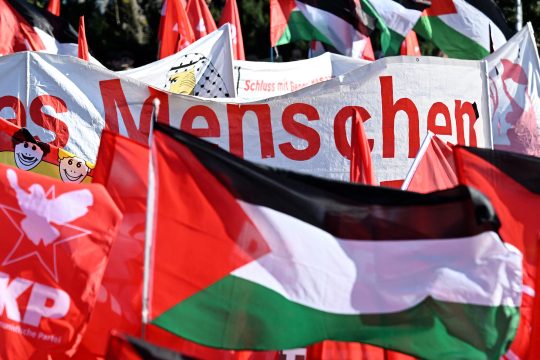 Proteste gegen Israels Gaza-Krieg in Berlin