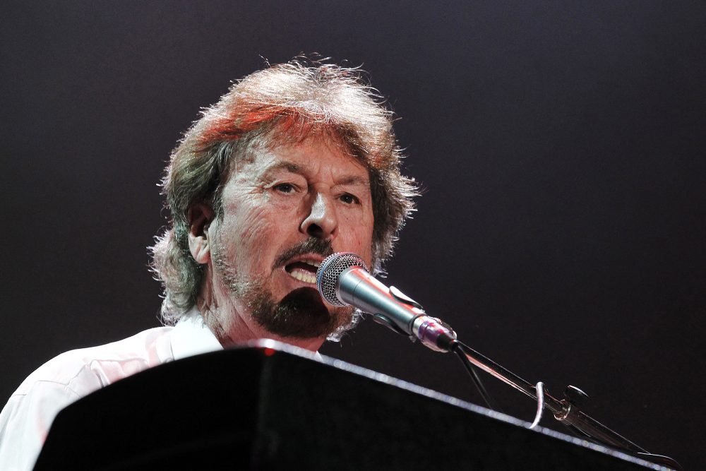Rick Davies, Mitbegründer der Band Supertramp, am Klavier