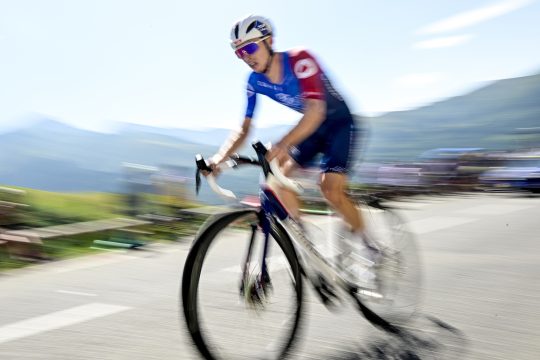 Der französische Radprofi Romain Grégoire