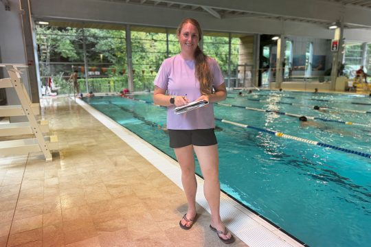 Marianka Kaiser vom Schwimmverein "Delphin Eupen"