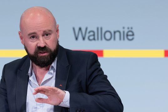 Jean-Francois Tamellini, der Generalsekretär der FGTB in der Wallonie