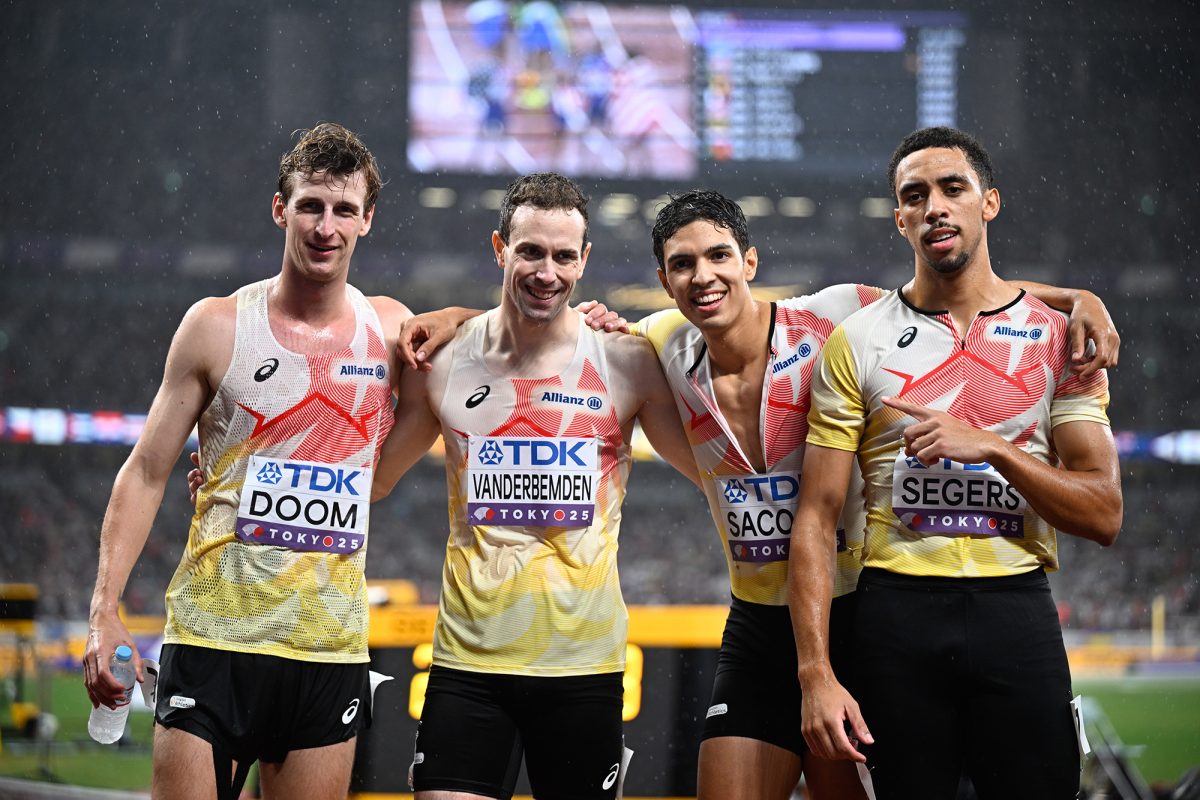 Die Belgian Tornados: Alexander Doom, Robin Vanderbemden, Jonathan Sacoor und Daniel Segers