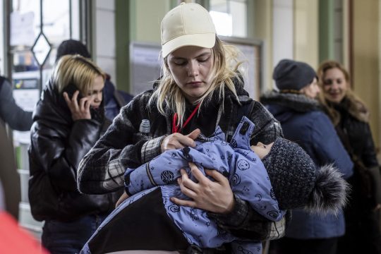 Ukrainische Flüchtlinge in Polen