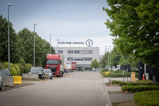 In diesem Warenlager in Geel sind die Verhütungsmittel der USAID gelagert