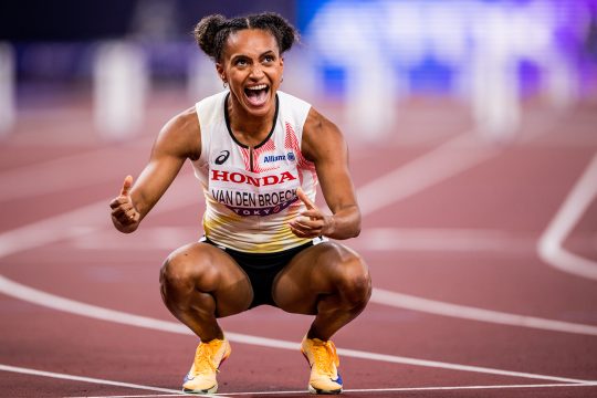 Naomi Van den Broeck nach dem Halbfinale