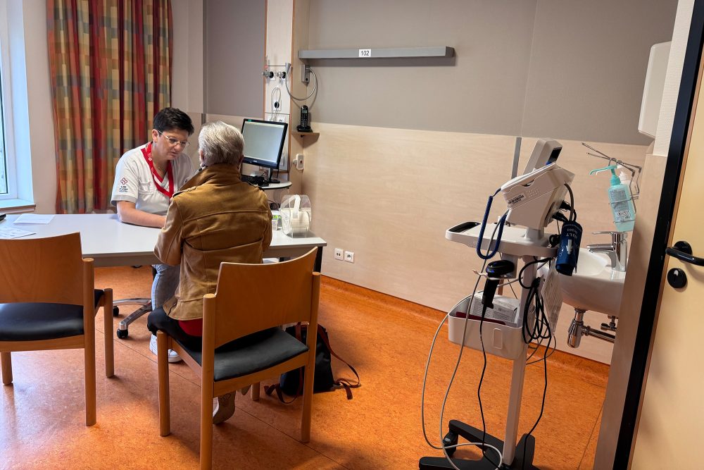 Beratungsgepräch in der Klinik St. Josef in St. Vith