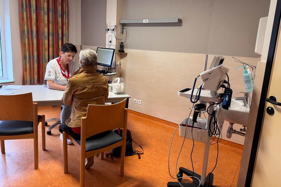 Beratungsgepräch in der Klinik St. Josef in St. Vith
