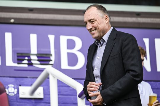 Wouter Vandenhaute vor dem Spiel des RSC Anderlecht gegen KVC Westerlo im Juli