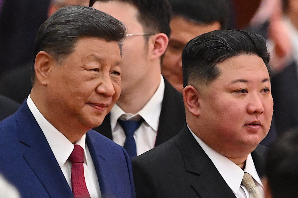Xi Jinping (China) und Kim Jong Un (Nordkorea)