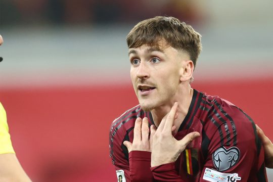 Der belgische Fußballnationalspieler Alexis Saelemaekers