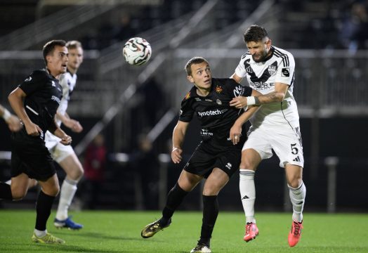Spielszene bei Olympic Charleroi vs AS Eupen