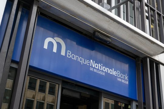 Das Logo der Belgischen Nationalbank