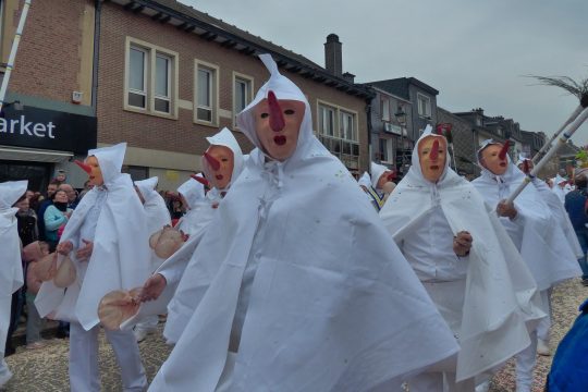 Blancs Moussis beim Laetare in Stavelot