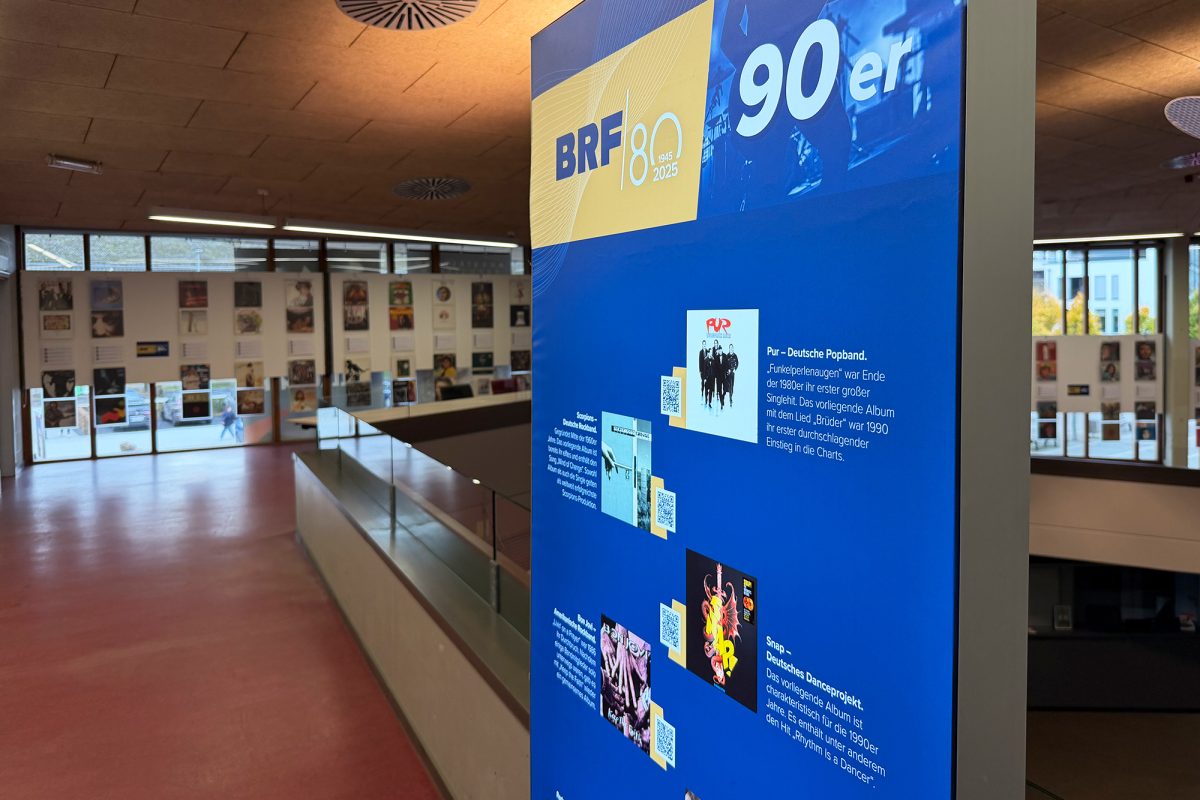 Die BRF-Plattenausstellung ist im Triangel St. Vith zu sehen