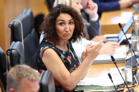 PS-Fraktionsvorsitzende im wallonischen Parlament Christie Morreale