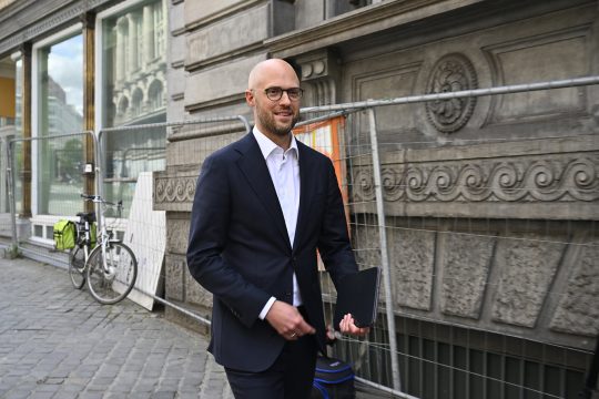 David Leisterh in den Straßen von Brüssel