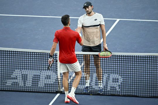 Novak Djokovic gratuliert Valentin Vacherot