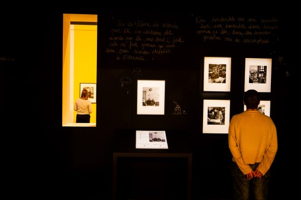 Blick in die Ausstellung "Geschenkte Momente" - "Instants Donnés": Robert-Doisneau-Retrospektive im Museum La Boverie in Lüttich