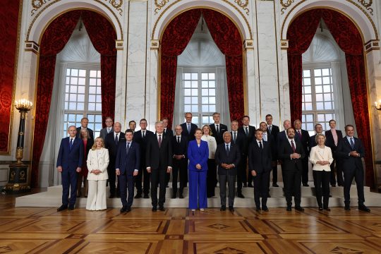 Die Staats- und Regierungschefs beim EU-Gipfel in Kopenhagen