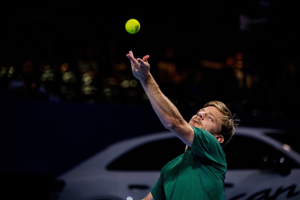 David Goffin bei einem Turnier in Brüssel