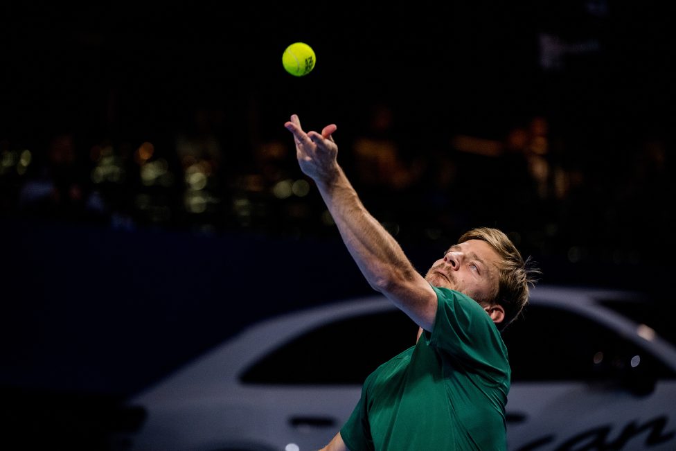 David Goffin bei einem Turnier in Brüssel