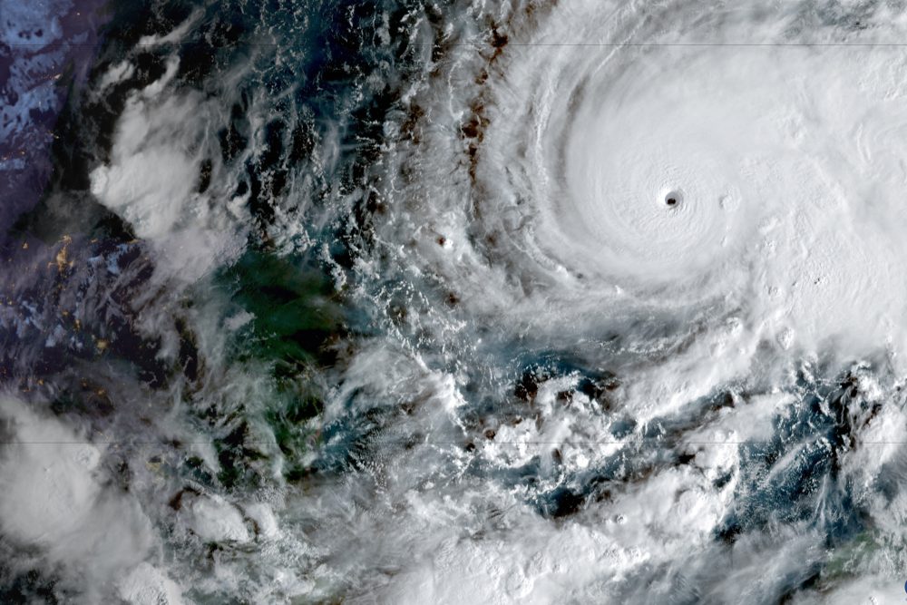 Satellitenaufnahme des Hurrikans Melissa