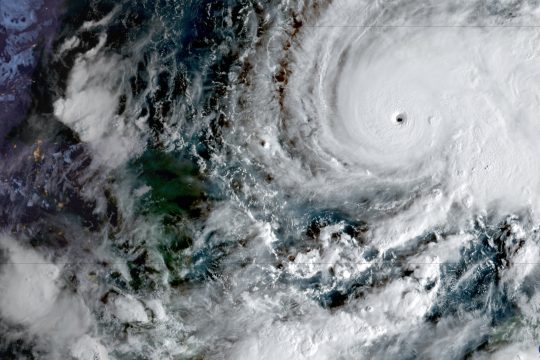 Satellitenaufnahme des Hurrikans Melissa