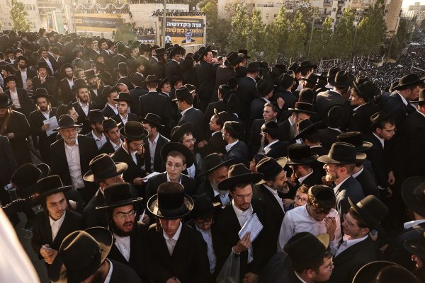 Orthodoxe Juden demonstrieren in Jerusalem