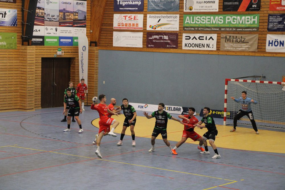 Die Herren der KTSV Eupen unterliegen Hubo Handbal knapp mit 24:26