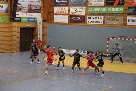 Die Herren der KTSV Eupen unterliegen Hubo Handbal knapp mit 24:26