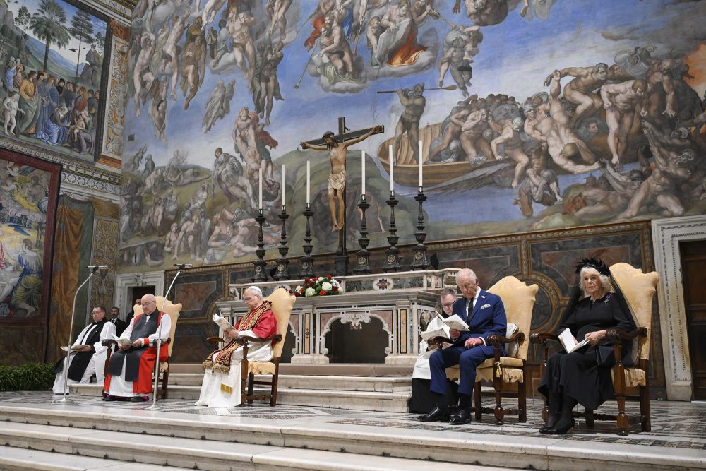 Gemeinsames Gebet von Papst Leo XIV und König Charles III.