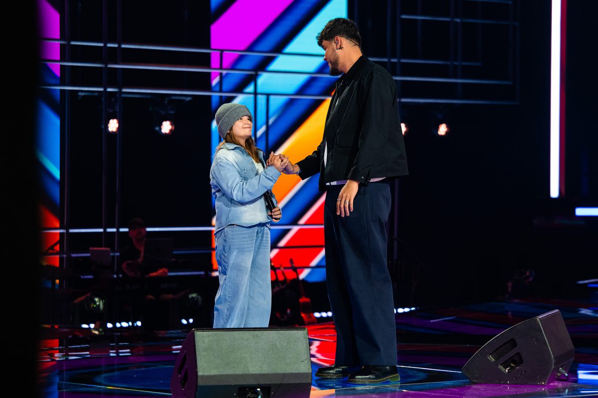 Lily Rentmeister mit ihrem Coach Joseph Kamel