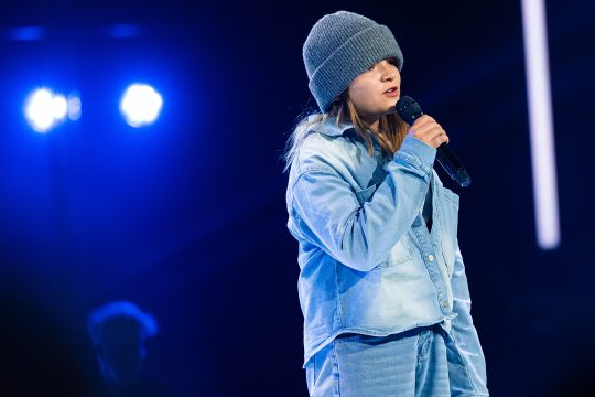 Lily Rentmeister bei ihrem Auftritt in Runde eins