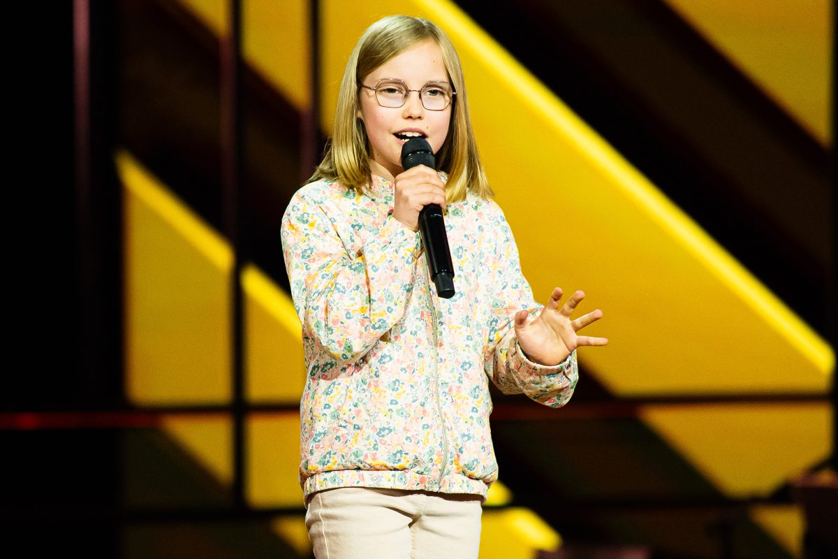Lucy aus Lierneux bei ihrem Auftritt