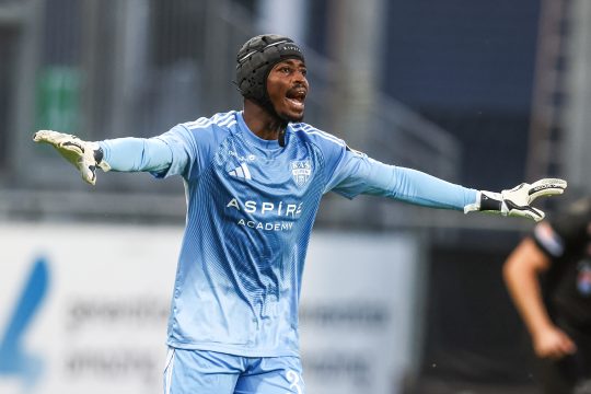 Manaf Nurudeen beim Pokalspiel gegen Borsbeke am 6. September