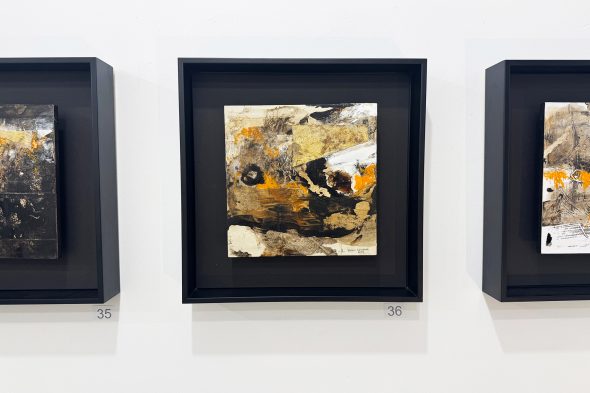 Werke der Ausstellung "Gesten und Zeit - sich ändernde Wiederholungen"