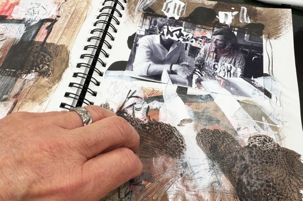Werke der Ausstellung "Gesten und Zeit - sich ändernde Wiederholungen"